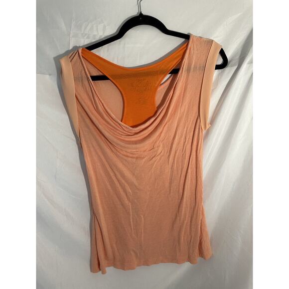 Princess Vera Wang S Top Peach Sleeveless Casual RELAX - Picture 3 of 3
